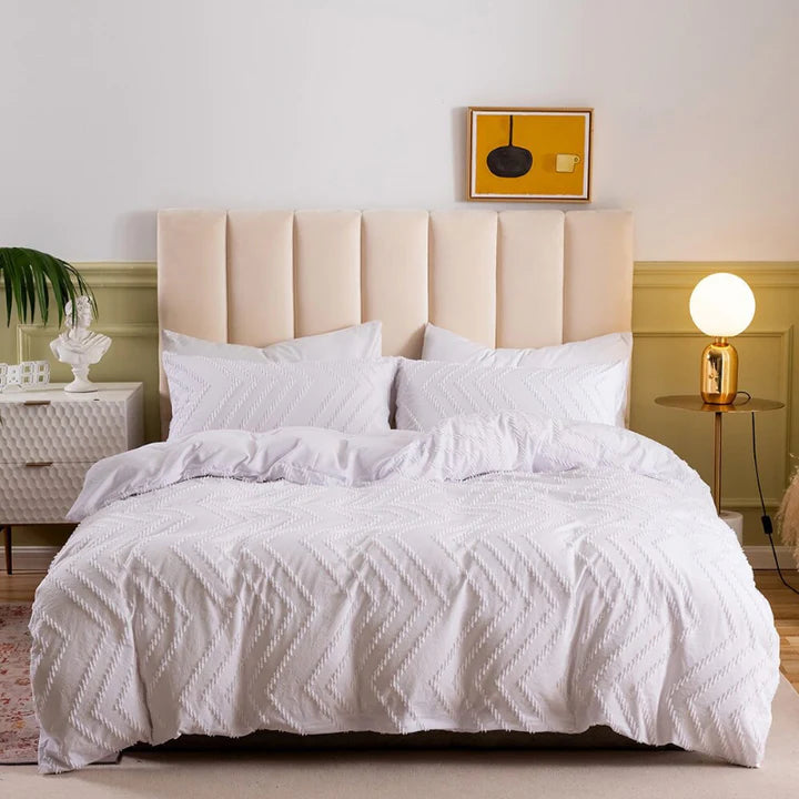 Chevron Jacquard Bedding Set
